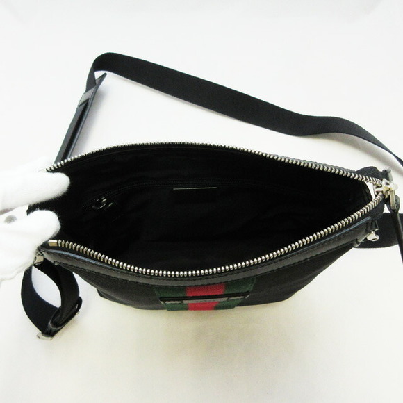 Gucci Webline Crossbody Canvas Black - Picture 3 of 5
